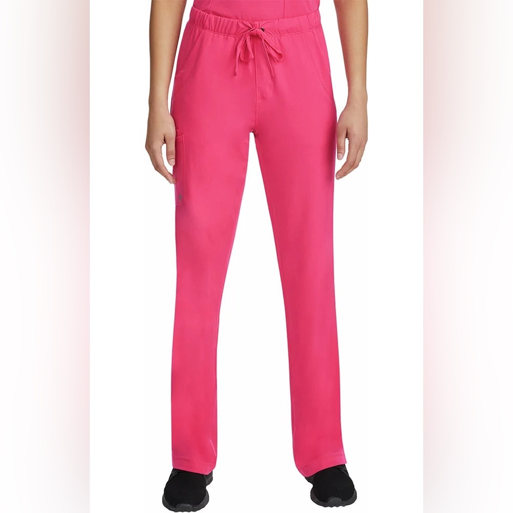 Healing Hands Works Bright Pink Rebecca Scrub Pants Medium Petite